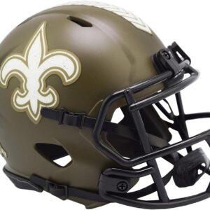 New Orleans Saints Riddell 2022 Salute To Service Speed Mini Helmet – NFL Mini Helmets