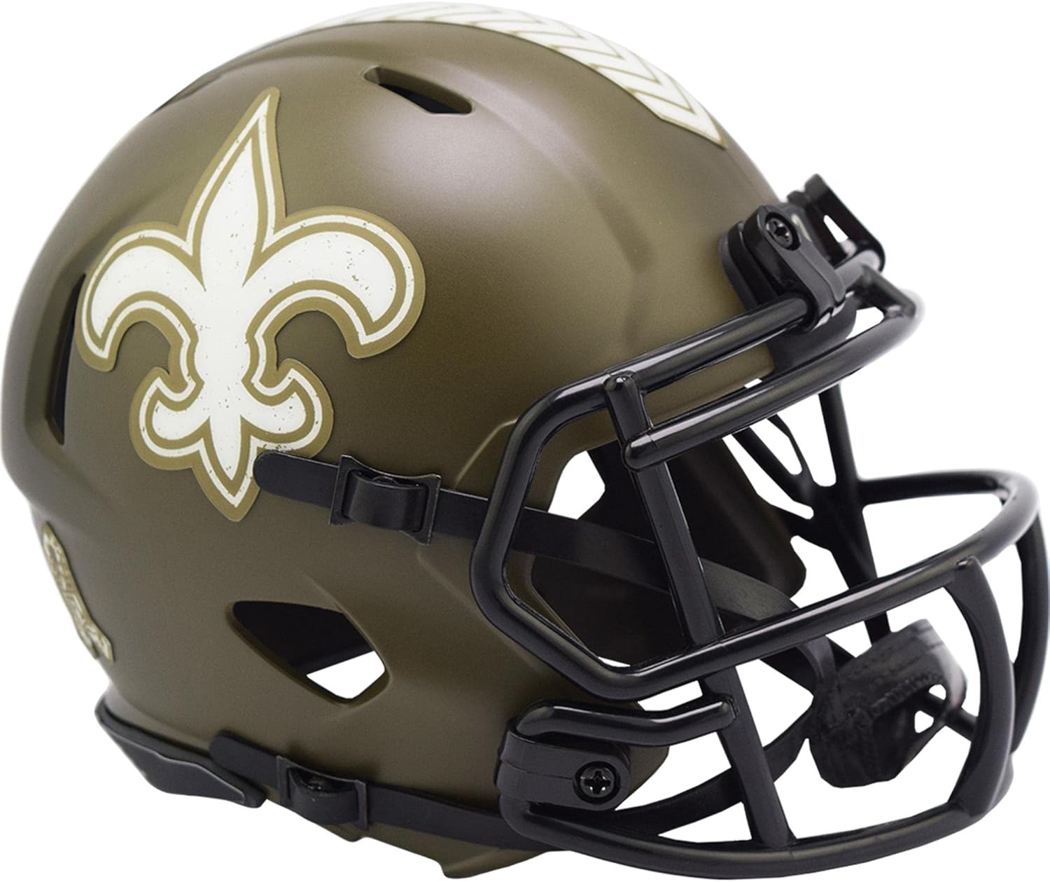 New Orleans Saints Riddell 2022 Salute To Service Speed Mini Helmet – NFL Mini Helmets