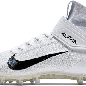 Nike Alpha Menace Elite 2 White-Black AO3374-101 Men’s Football Cleats 13 US