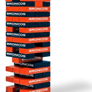 NFL Pro Football Tabletop Stackers Block Game by Wild Sports – Perfect Gift for NFL Football Fan, Dorm Game, Rec Room, Tailgate