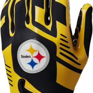 WILSON NFL Stretch Fit Football Gloves – Youth and Adult Sizes
