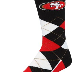 For Bare Feet Unisex Argyle Line Up Team Sock, 1 Pair