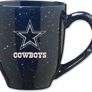 Rico Industries NFL Football 16 oz Team Color Laser Engraved Speckled Ceramic Coffee Mug
