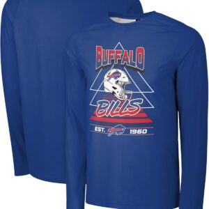 FOCO NFL Men’s Official Helmet Logo Established Long Sleeve Performance T-Shirt