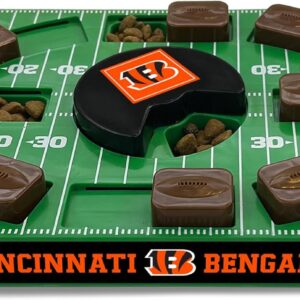 Pets First NFL Cincinnati Bengals Puzzle Toy, Puzzle Treat Dog Toy, Interactive Dog Treat Toy, Dog Puzzle