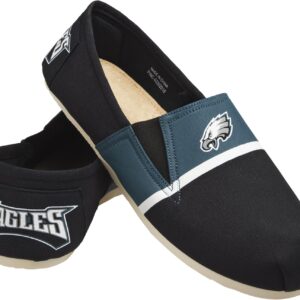 foco NFL Mens NFL Mens Canvas Stripe Shoe