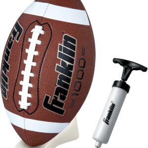Franklin Sports Grip-Rite Gold Pump and Tee Football Set