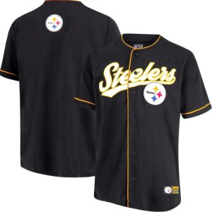 Ultra Game NFL Mens Game Day Button Down Baseball Mesh Jersey Shirt
