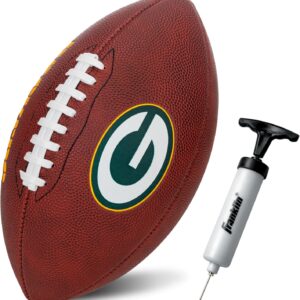 Franklin Sports NFL Team Football – Youth Junior Size Football for Kids – Official NFL Team Logo + Colors Youth Football – Kids NFL Fan Shop Football
