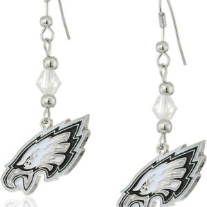 Siskiyou Sports NFL Crystal Dangle Earrings