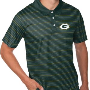 FOCO Men’s NFL Team Logo Polo Short Sleeve Polyester Shirt