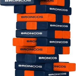 FOCO NFL Unisex-Adult NFL Team Logo Stackable Blocks Game