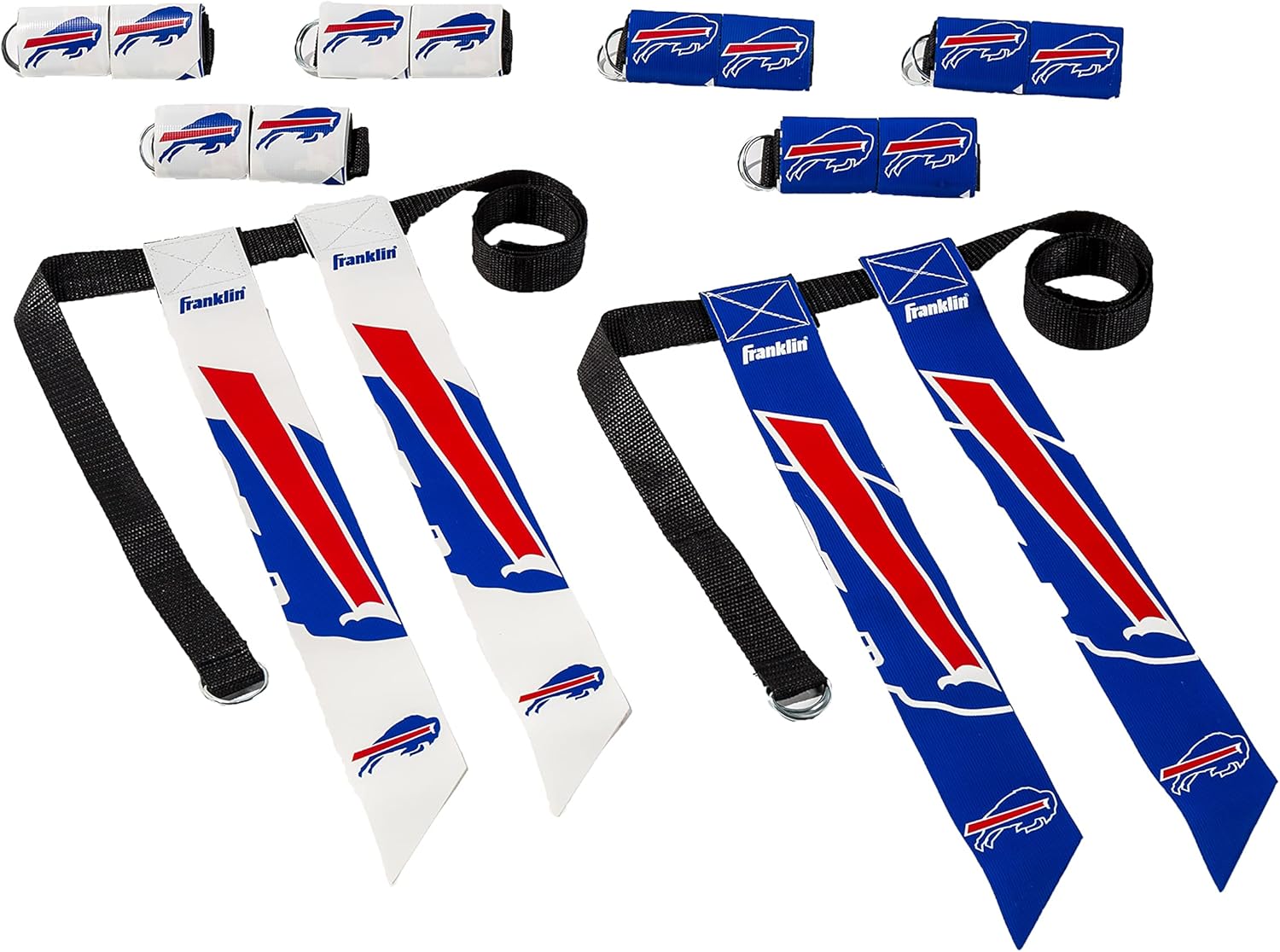 Franklin Sports NFL Flag Football Sets – NFL Team Flag Football Belts and Flags – Flag Football Equipment for Kids and Adults