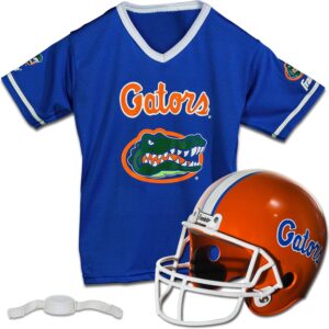 Franklin Sports NCAA Kids Football Helmet + Jersey Sets – College Uniform + Helmet Sets for Boys & Girls-Toy Kids Costume Set