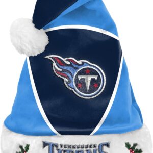 FOCO NFL Colorblock Santa Hat– Limited Edition Hat– Show Your Team Spirit with Officially Licensed Football Holiday Fan Gear