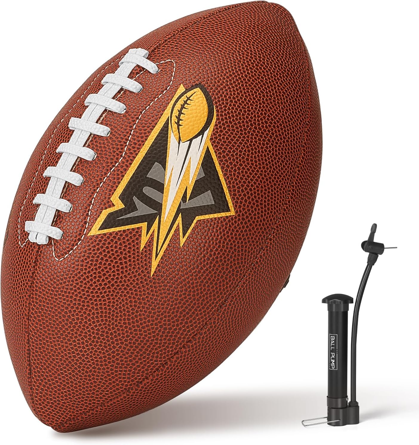 Glow in The Dark Football Size 9, Holographic and Reflective Football, Sports Accessories Gifts Toys for Kids,Boys 8-12, Light Up Ball, Ideal Gifts for Football Lover, Boys Age 7 8 9 10 11 12 13 14