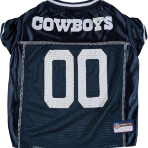 NFL Dallas Cowboys Dog Jersey, Size: XX-Large. Best Football Jersey Costume for Dogs & Cats. Licensed Jersey Shirt