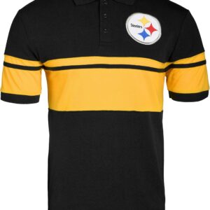 FOCO Men’s NFL Team Logo Polo Short Sleeve Shirt
