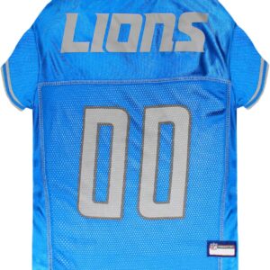 NFL Detroit Lions Dog Jersey, Size: XX-Large. Best Football Jersey Costume for Dogs & Cats. Licensed Jersey Shirt