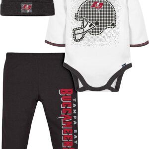 Gerber Unisex Baby NFL Team Footed Pant and Bodysuit Gift Set