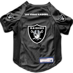 Littlearth Las Vegas Raiders NFL Stretch Pet Jerseys for Big Dogs