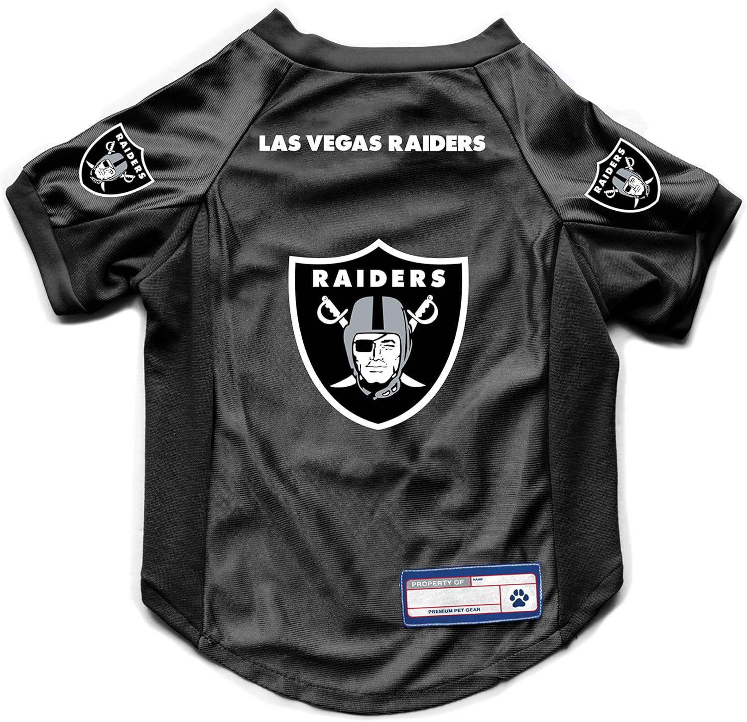 Littlearth Las Vegas Raiders NFL Stretch Pet Jerseys for Big Dogs