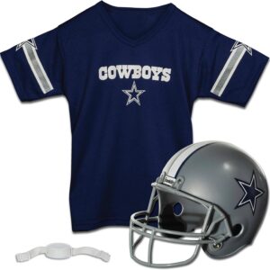 Franklin Sports NFL Kids Helmet + Jersey Sets – Youth NFL Team Uniform Sets – Costume Set – Helmet, Jersey + Chinstrap-Medium