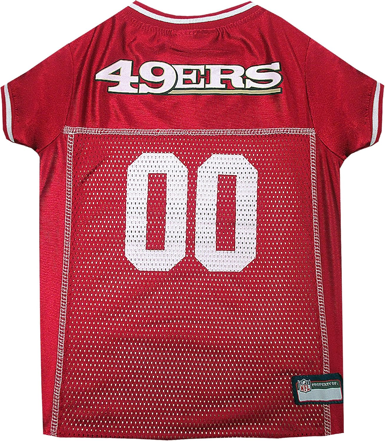 NFL San Francisco 49ers Dog Jersey, Size: XX-Large. Best Football Jersey Costume for Dogs & Cats. Licensed Jersey Shirt