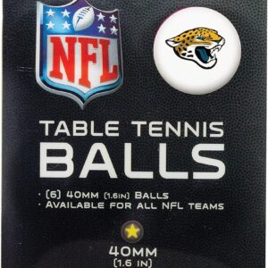Franklin Sports Team Licensed Table Tennis Balls – NFL Team Table Tennis Balls – Official Team Logos and Colors – Fun NFL Tailgate Accessories