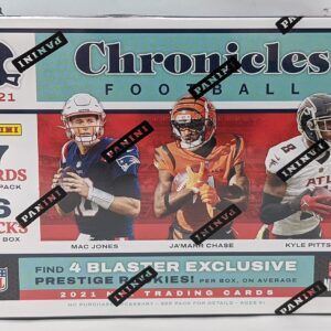 2021 Panini Chronicles NFL Football Blaster Box (42 Cards Total) 4 Prestige Rookies + 8 Exclusive Pink Parallels
